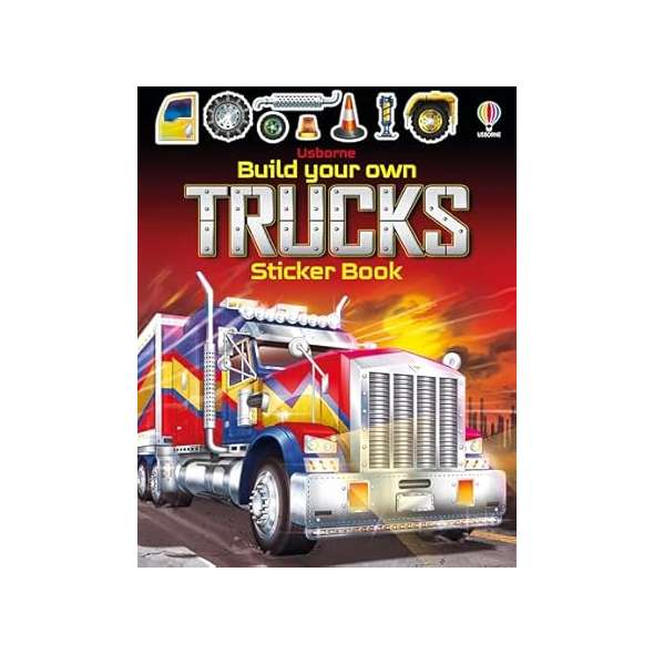 Build Your Own Trucks Sticker Book - Book - Paracay