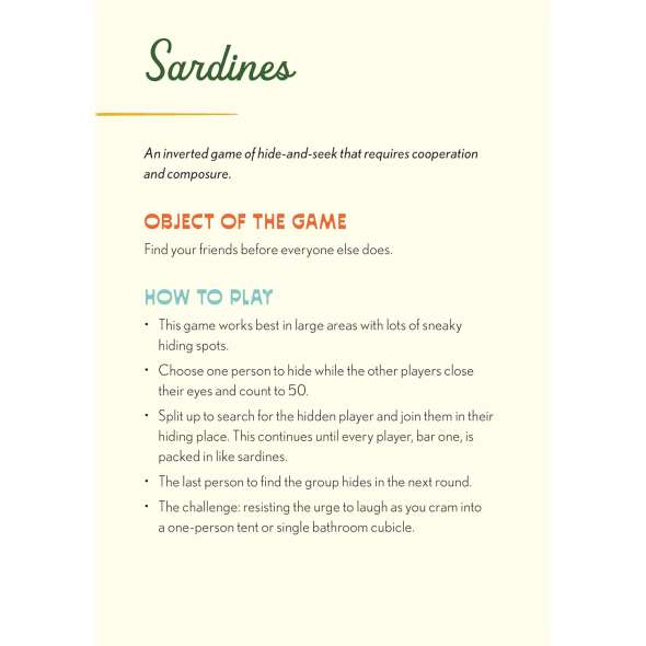 Campsite Games - Book - Paracay
