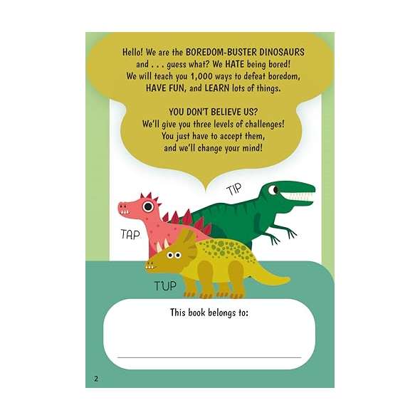Dinosaur Boredom Buster - Book - Paracay