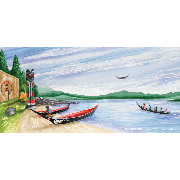 Makah Canoes - Ceramic Coffee Cup - Paracay