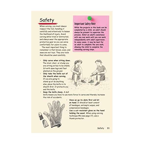 Quick & Easy Whittling For Kids - Book - Paracay
