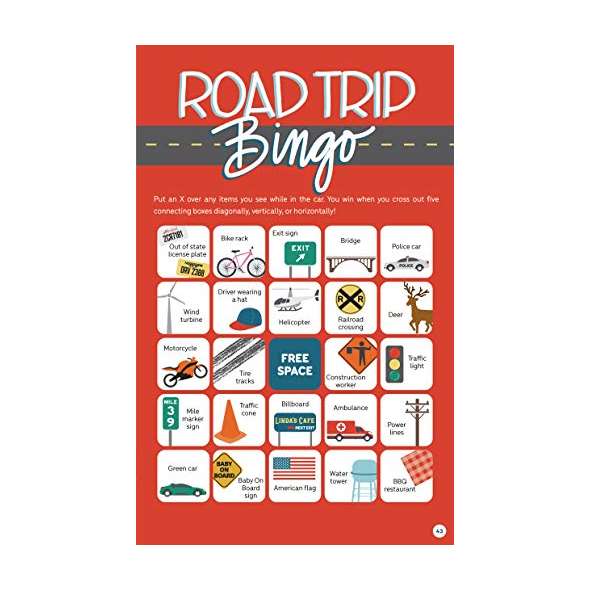 Road Trip Activities And Travel Journal For Kids  - Book - Paracay