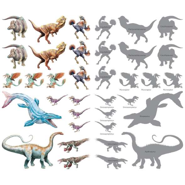 Roaring, Rumbling Tattoo Dinosaurs - Book - Paracay