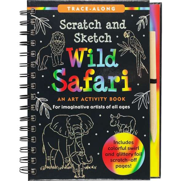 Scratch & Sketch: Wild Safari - Book - Paracay