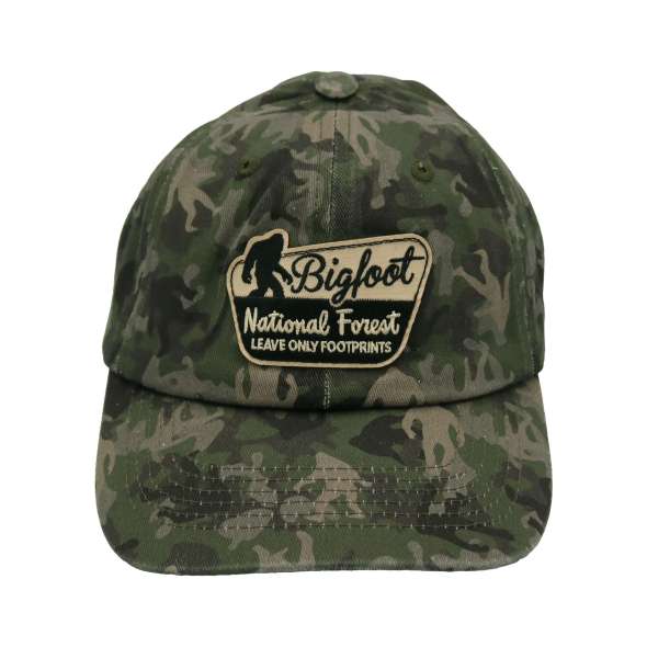 Bigfoot Camo with Bigfoot National Forest Patch - Hat - Paracay