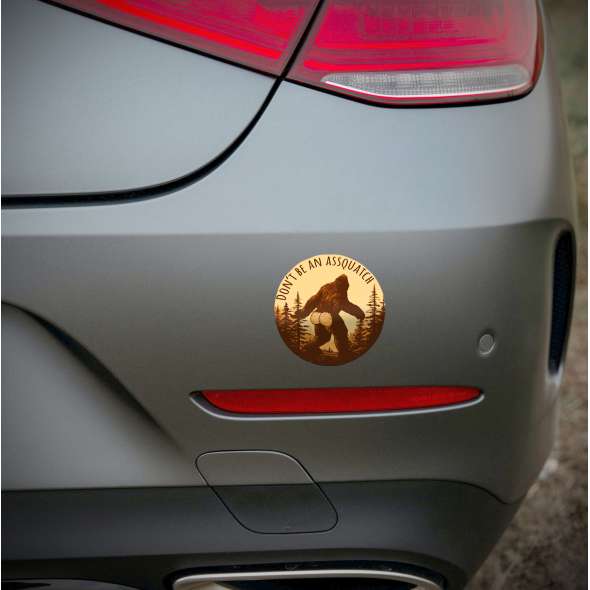 Don't Be An Assquatch - Vinyl Sticker (1 STICKER) - Paracay