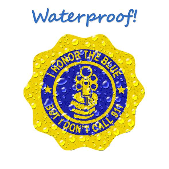 Honor the Blue - Vinyl Sticker (1 STICKER) - Paracay