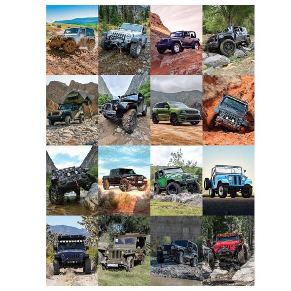 Amazing Adventures Jeep Coloring & Activity Book - Book - Paracay