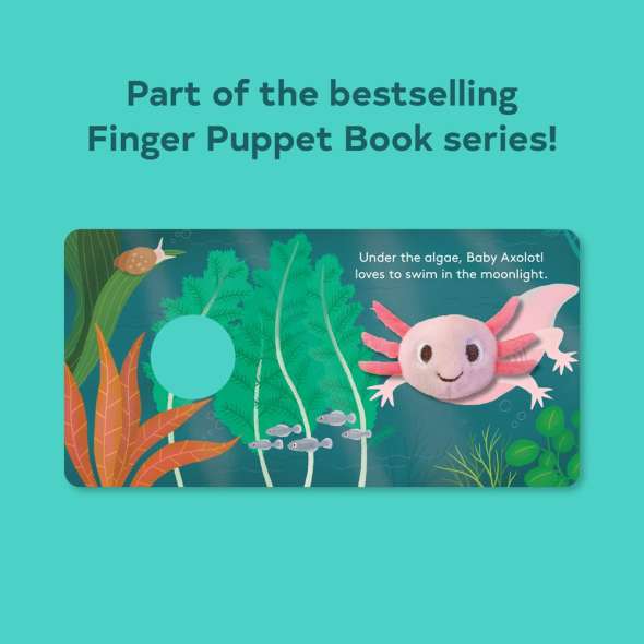Baby Axolotl: Finger Puppet Book - Book - Paracay