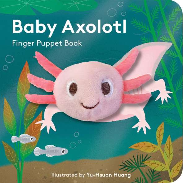 Baby Axolotl: Finger Puppet Book - Book - Paracay