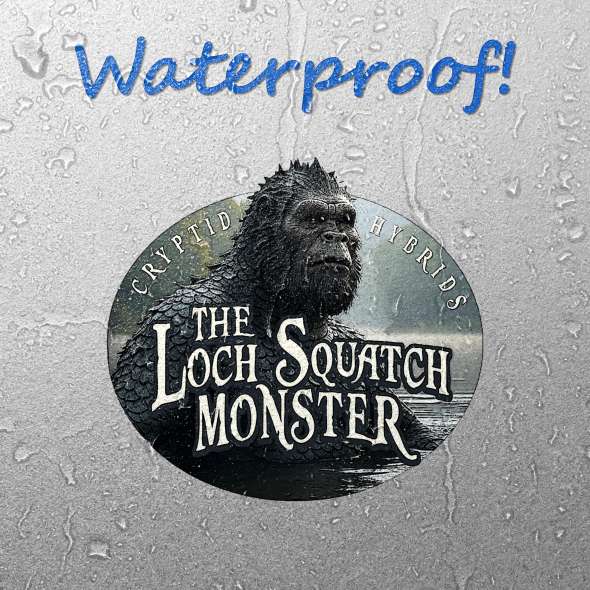 The Loch Squatch Monster - Vinyl Sticker (1 STICKER) - Paracay