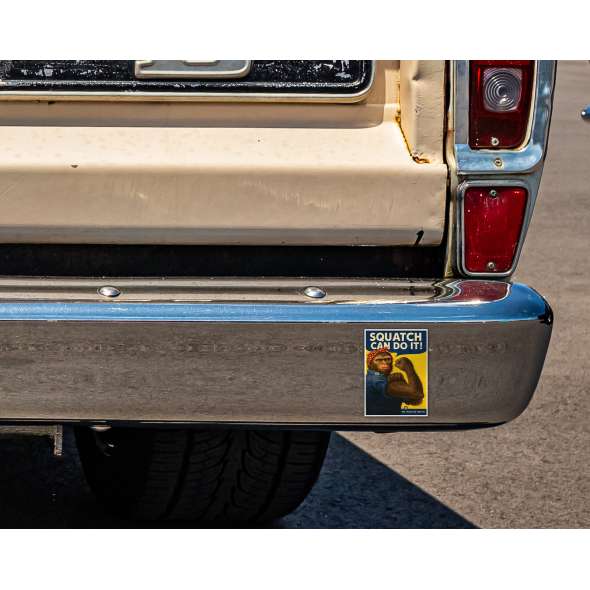 Squatch Can Do It! - Vinyl Sticker (1 STICKER) - Paracay