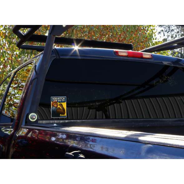 Squatch Can Do It! - Vinyl Sticker (1 STICKER) - Paracay