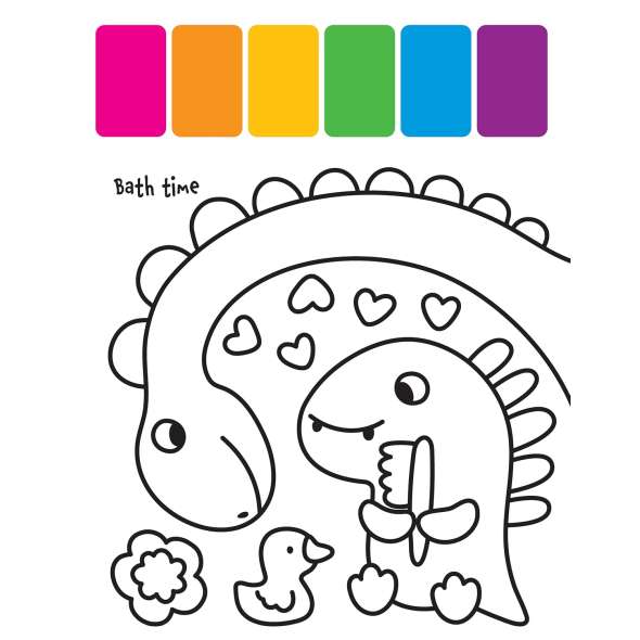 My First Painting Book: Dinosaurs - Book - Paracay