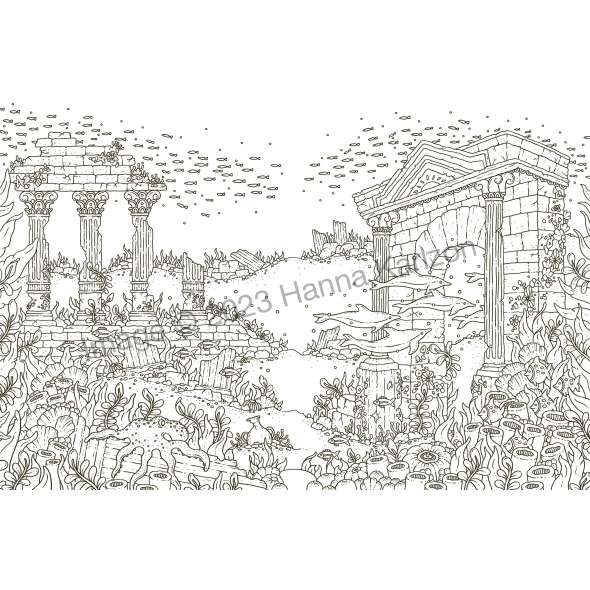 Tales from Atlantis - Coloring Book - Paracay