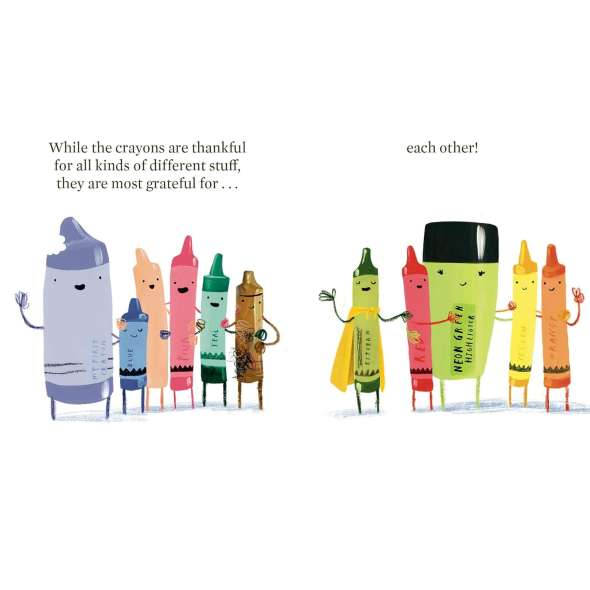 The Crayons Give Thanks - Book - Paracay
