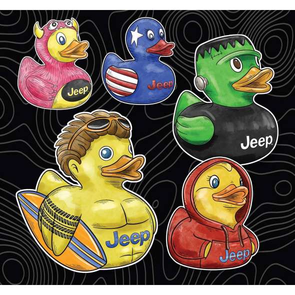 You'Ve Been Ducked Jeep Brand Coloring Book - Book - Paracay