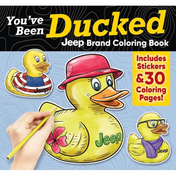 You'Ve Been Ducked Jeep Brand Coloring Book - Book - Paracay
