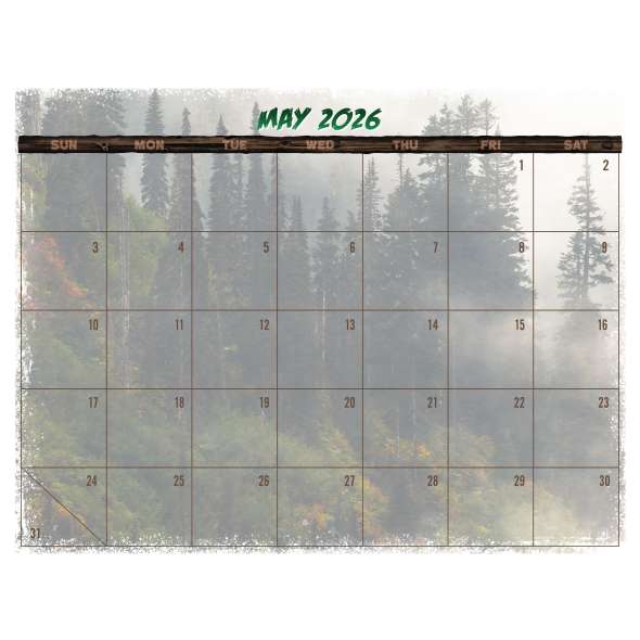Bigfoot - 2026 - Calendar - Paracay