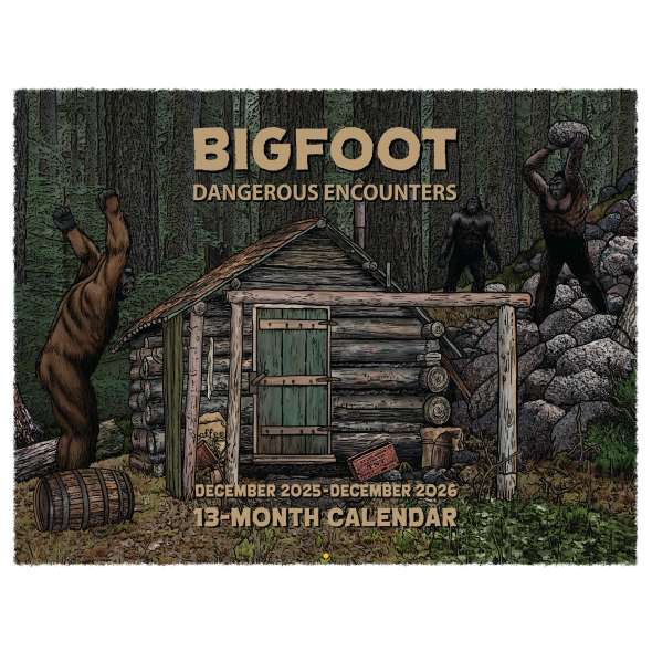 Bigfoot "Dangerous Encounters" - 2026 - Calendar - Paracay