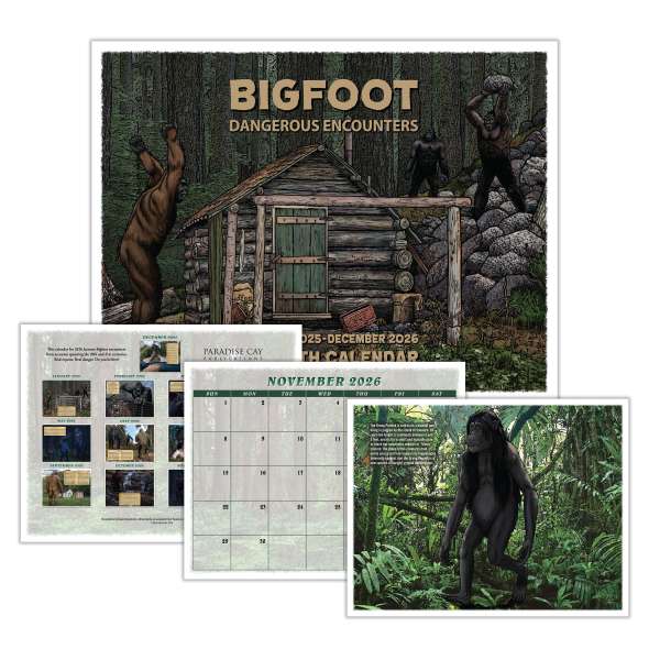 Bigfoot "Dangerous Encounters" - 2026 - Calendar - Paracay
