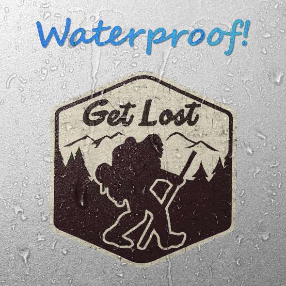 Get Lost V1 - Vinyl Sticker (1 STICKER) - Paracay