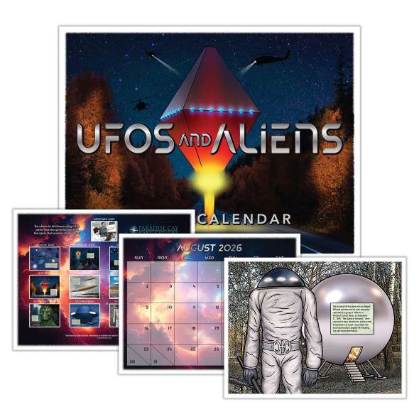 UFO and Aliens - 2026 - Calendar - Paracay