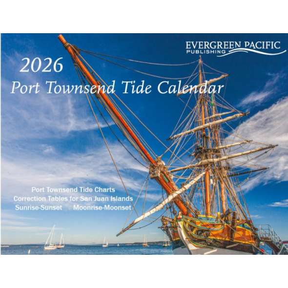 2026 Port Townsend Large Tide Calendar - Book - Paracay