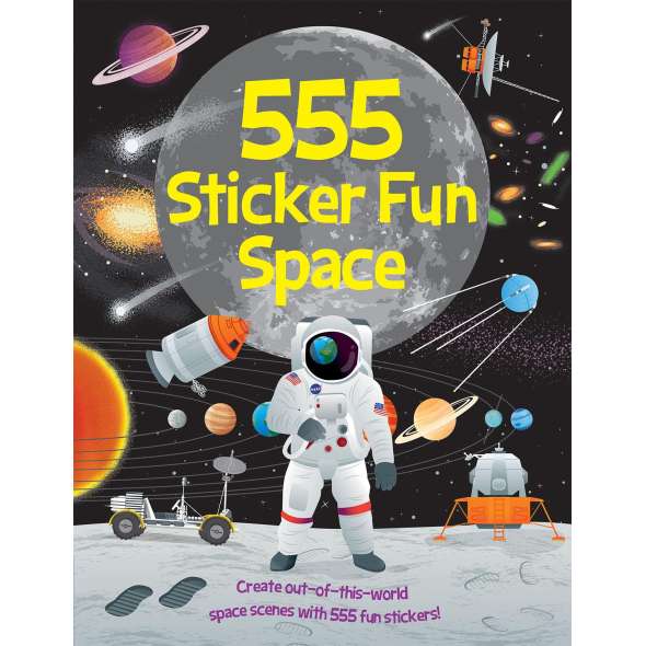 555 Sticker Fun - Space - Book - Paracay