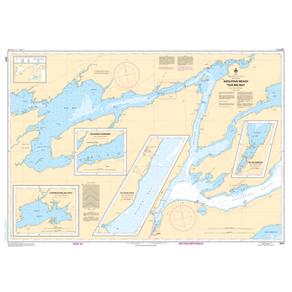 CHS Chart 2019: Adolphus Reach to/à Big Bay- Paracay