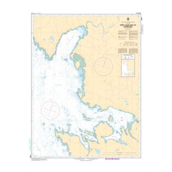 CHS Chart 3813: Port Louis and Otard Bay- Paracay