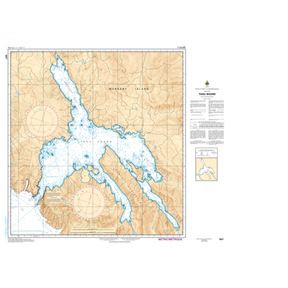 CHS Chart 3827: Tasu Sound- Paracay