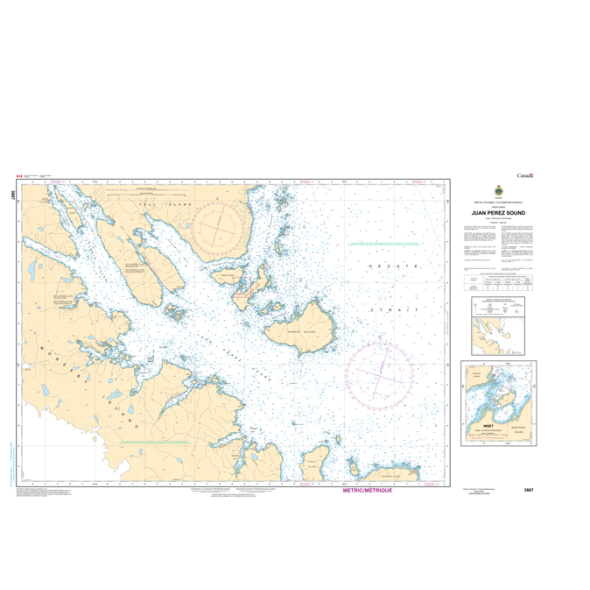 CHS Chart 3887: Juan Perez Sound- Paracay