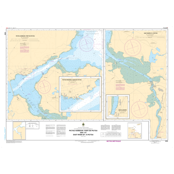 CHS Chart 4938: Pictou Harbour and East River of Pictou- Paracay
