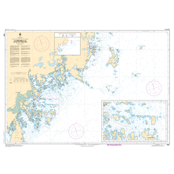 CHS Chart 4967: La Tabatière à Île du Petit Mécatina- Paracay