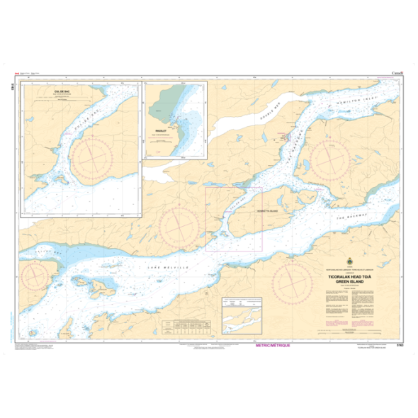CHS Chart 5163: Ticoralak Head to/à Green Island- Paracay