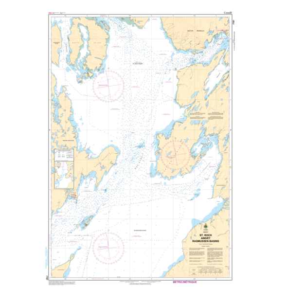 CHS Chart 7787: St. Roch and/et Rasmussen Basins- Paracay
