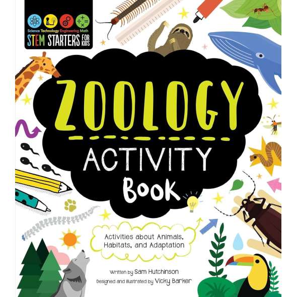 Stem Starters For Kids Zoology Activity Book - Book - Paracay