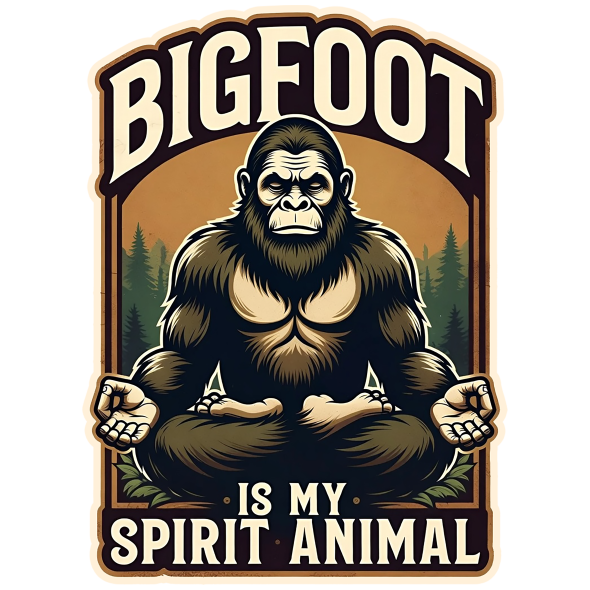 Bigfoot Spirit Animal V2 - Sticker - Paracay