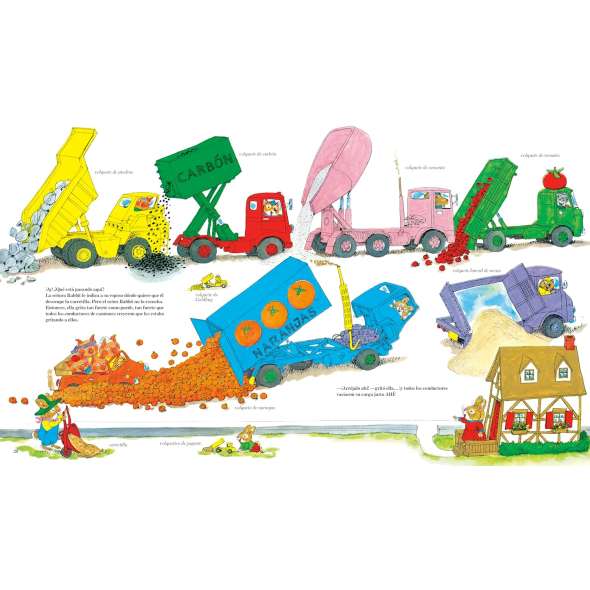 Carros y camiones de Richard Scarry (Richard Scarry's: Cars and Trucks and Things that Go Spanish Edition) - Book - Paracay
