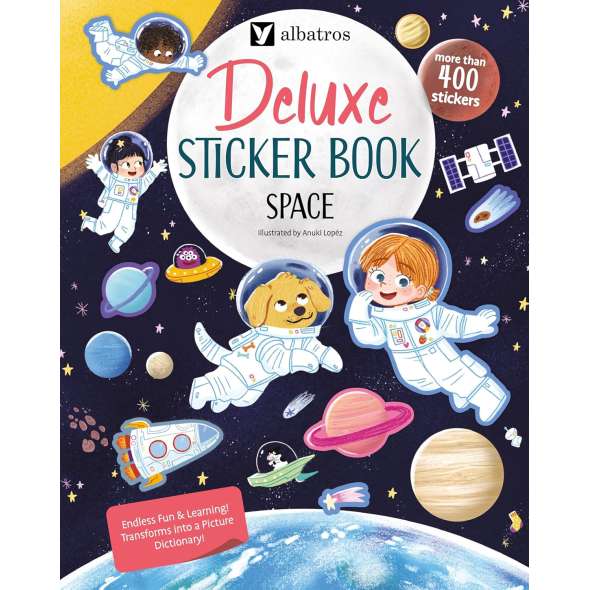 Deluxe Sticker Book: Space - Book - Paracay