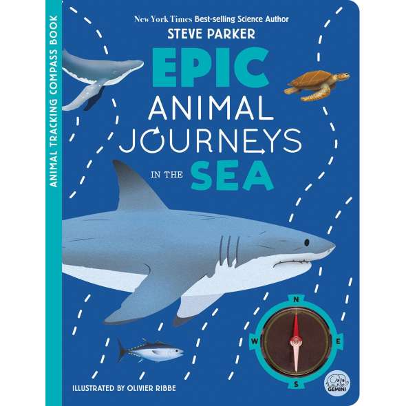 Epic Animal Journeys in the Sea: Animal Tracking Compass Book - Book - Paracay