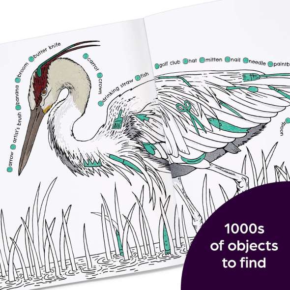 Hidden in Nature: A Cozy Hidden Pictures Coloring Book for Adults with Relaxing Nature Scenes, Intricate Hidden Pictures Puzzles and Stress-Relief Coloring Fun - Book - Paracay
