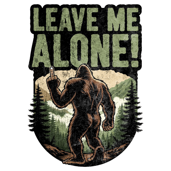 Leave Me Alone Squatch - Sticker - Paracay