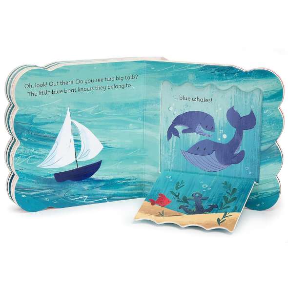 Little Blue Boat: Chunky Lift a Flap Board Book - Book - Paracay