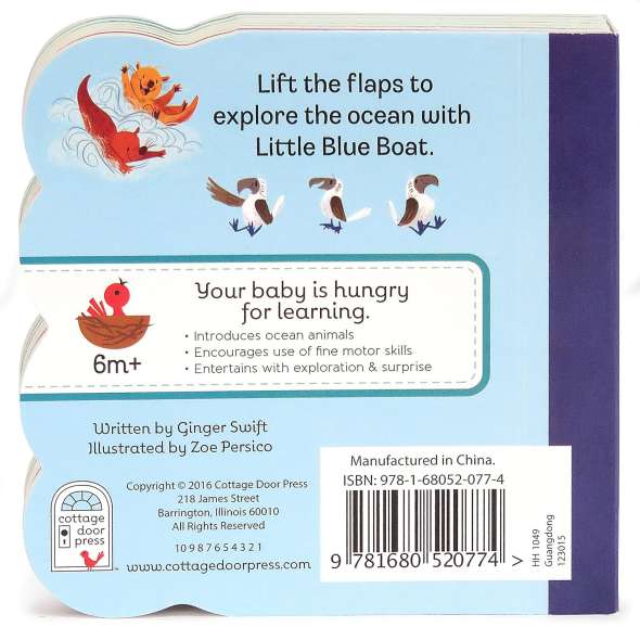Little Blue Boat: Chunky Lift a Flap Board Book - Book - Paracay