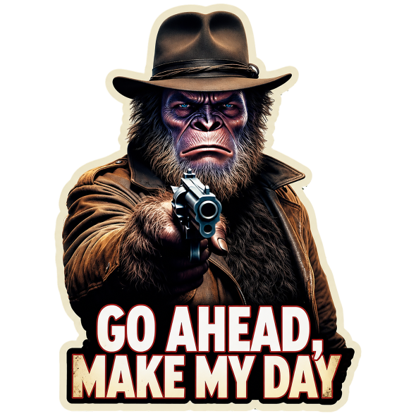 Make My Day Squatch - Sticker - Paracay
