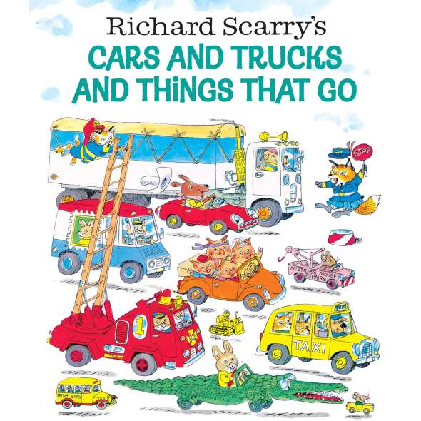 Richard Scarry's Cars and Trucks and Things That Go - Book - Paracay