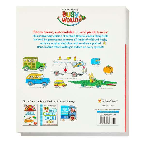 Richard Scarry's Cars and Trucks and Things That Go: 50th Anniversary Edition - Book - Paracay