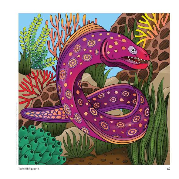 Spectacular Ocean Creatures Coloring Book - Book - Paracay